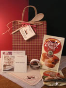 <B><FONT COLOR=RED></FONT></B><b>Oklahoma Pastry Cloth Biscuit Gift Set</b>